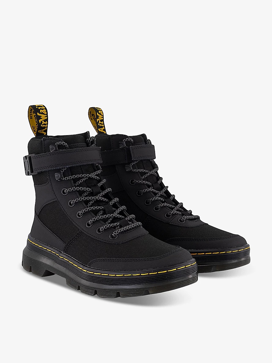 Combs Tech Element leather and nylon ankle boots - 3