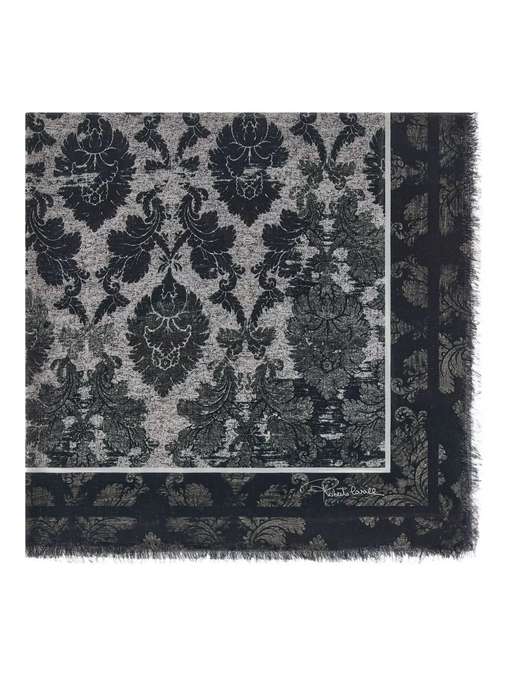 brocade-print shawl - 1