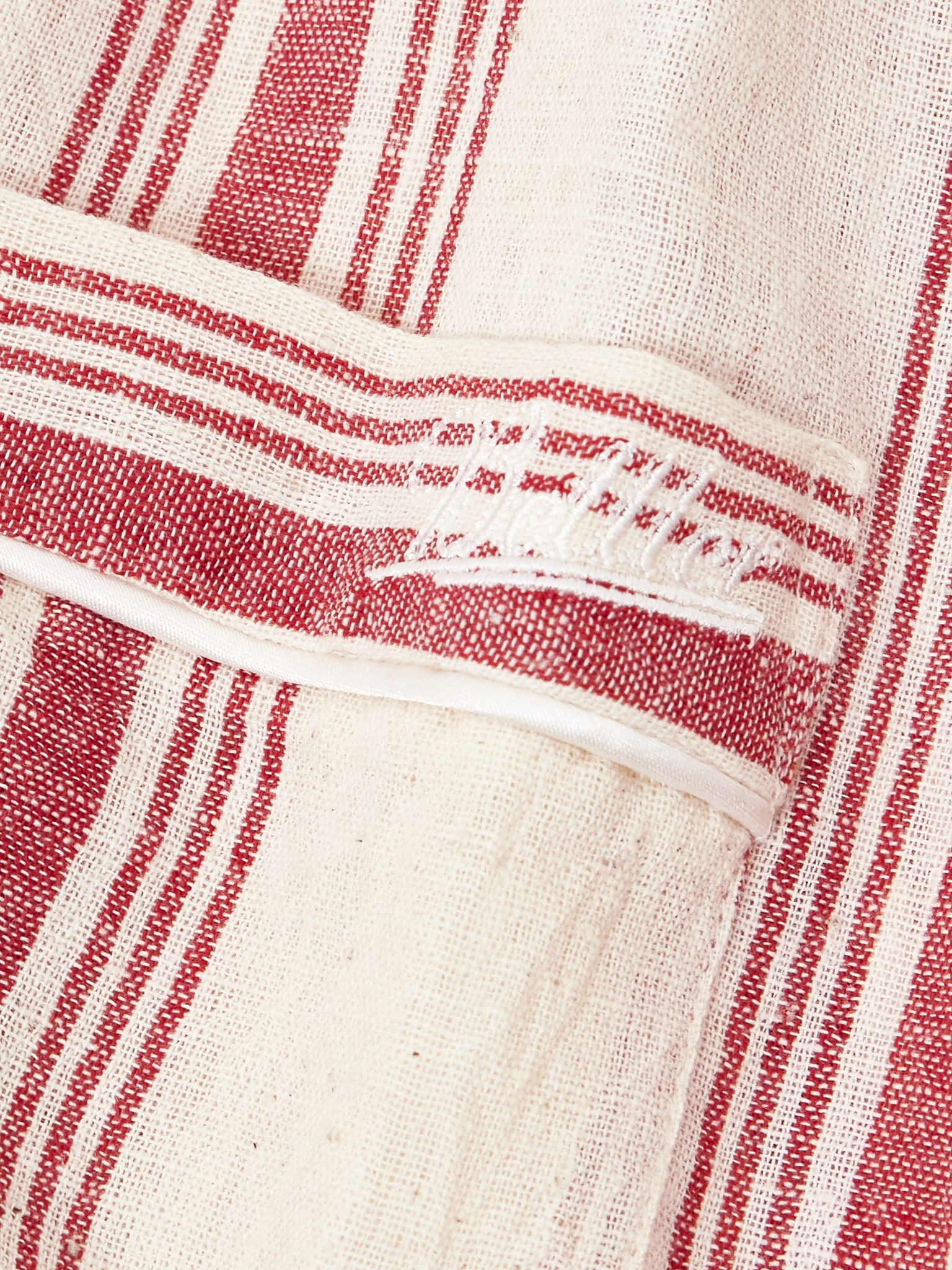 Embroidered striped organic cotton shirt Multi - 5