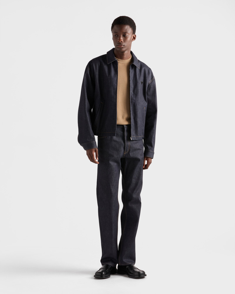 Prada Regular raw denim jeans outlook