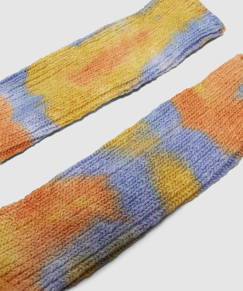 ANONYMOUSISM OC L/G dyed crew sock outlook
