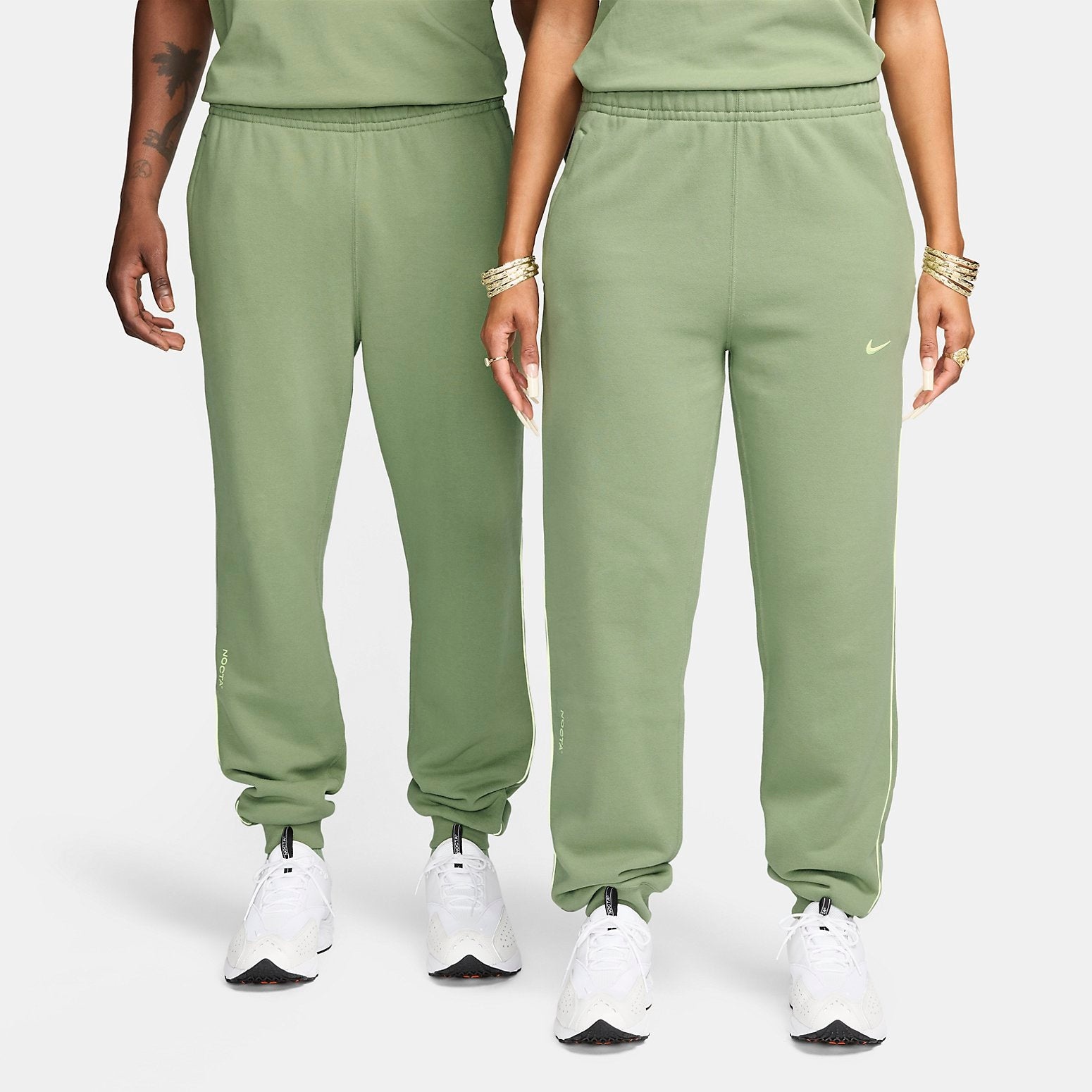 Nike x NOCTA Drake Fleece Trousers 'Oil Green' FN7662-386 - 6