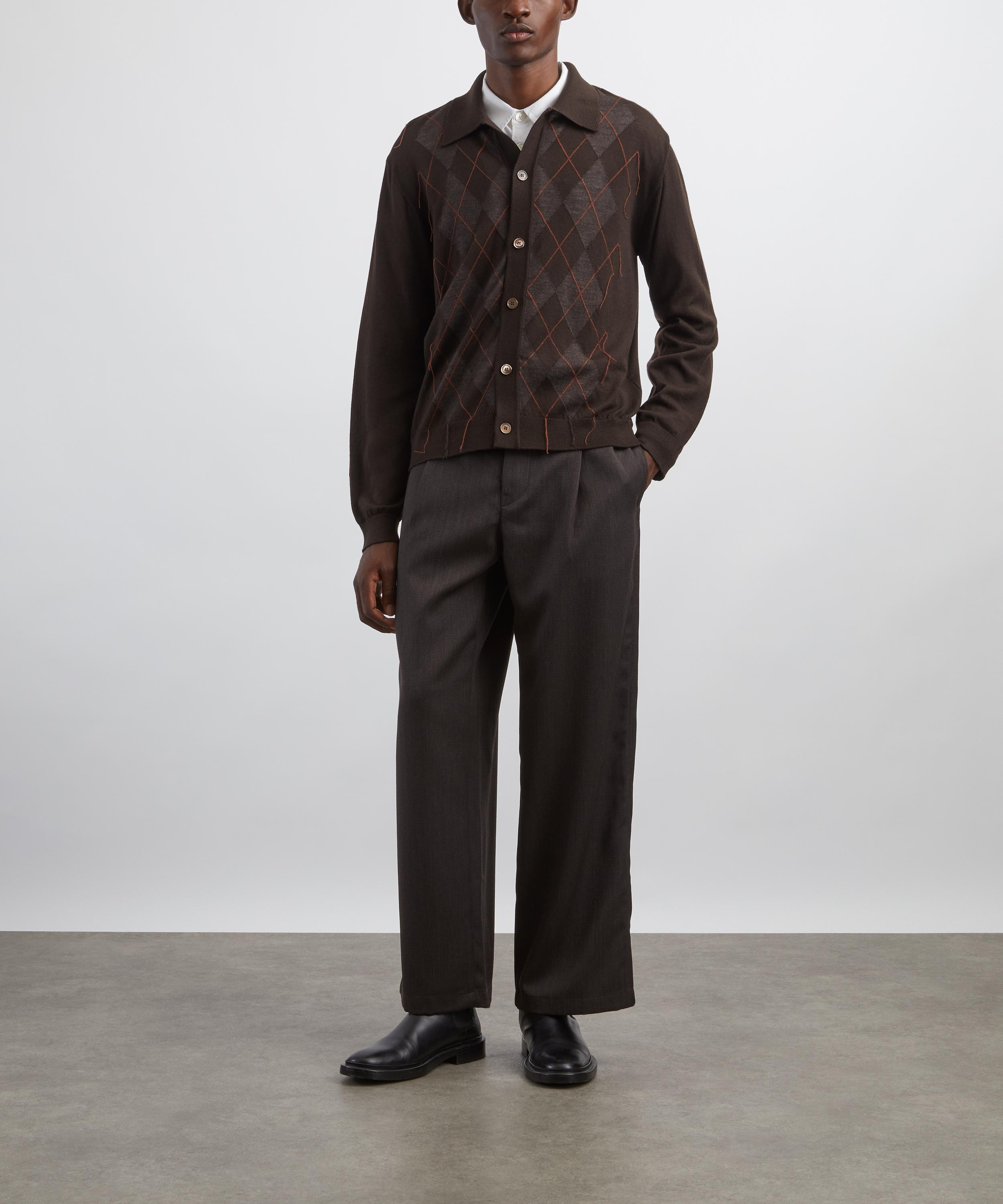 Leisure Havana Brown Twill Trousers - 2