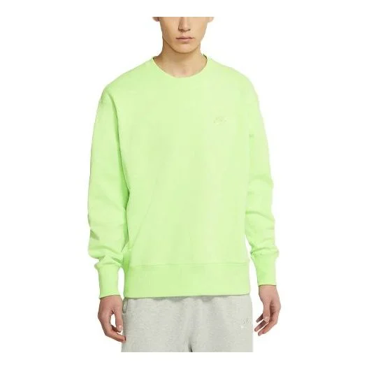 Nike Sportswear Logo Casual Sports Round Neck Pullover Orange DA0022-399 - 1