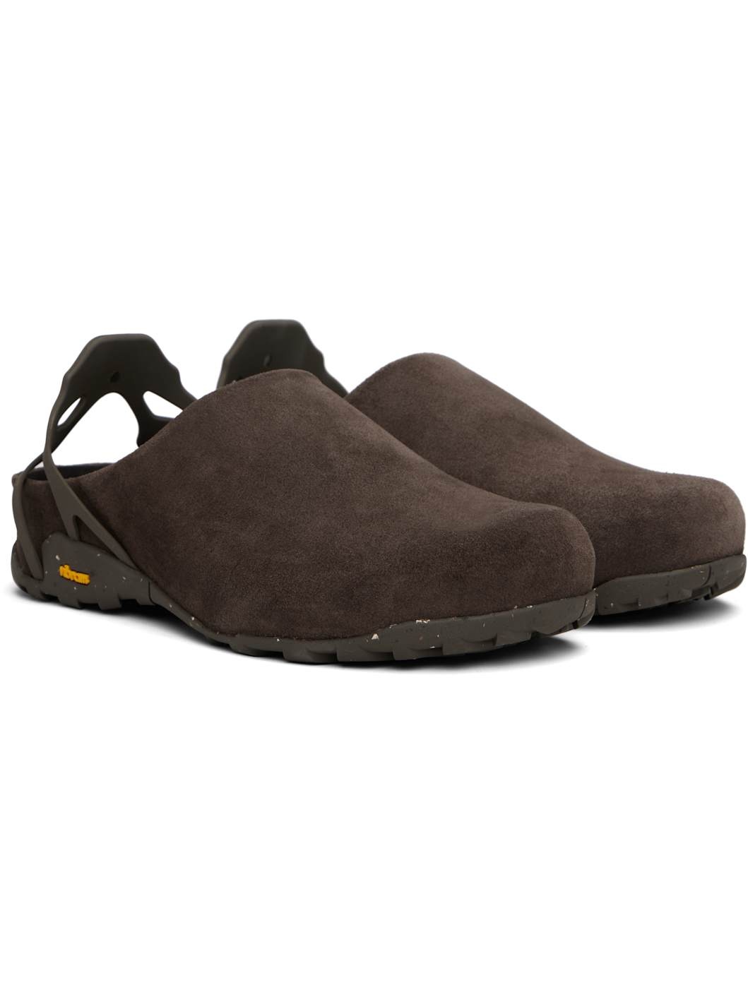 Brown Fedaia Mules - 4