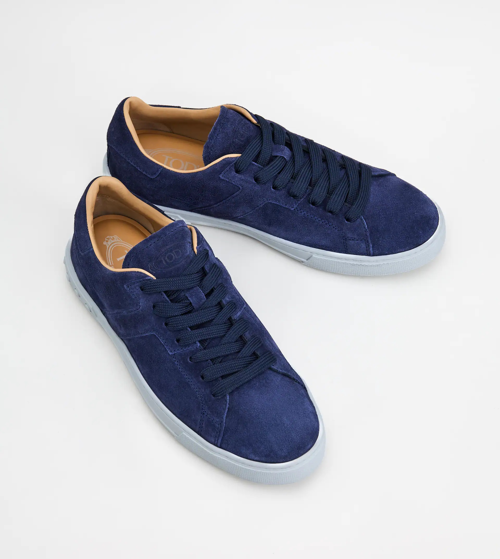 SNEAKERS IN SUEDE - BLUE - 3