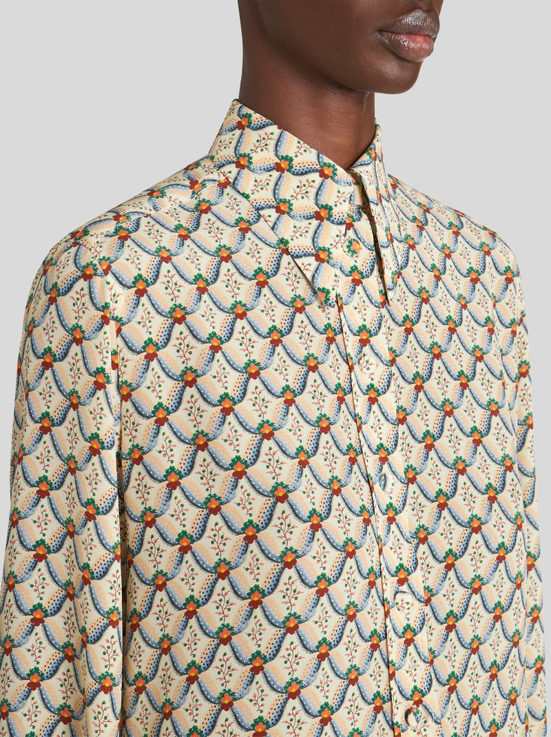 FLORALIA CRÊPE DE CHINE SHIRT 3