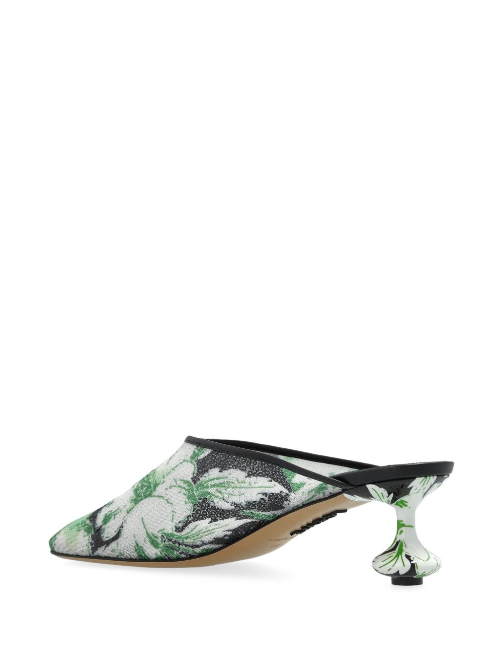 45mm floral-print mules - 3