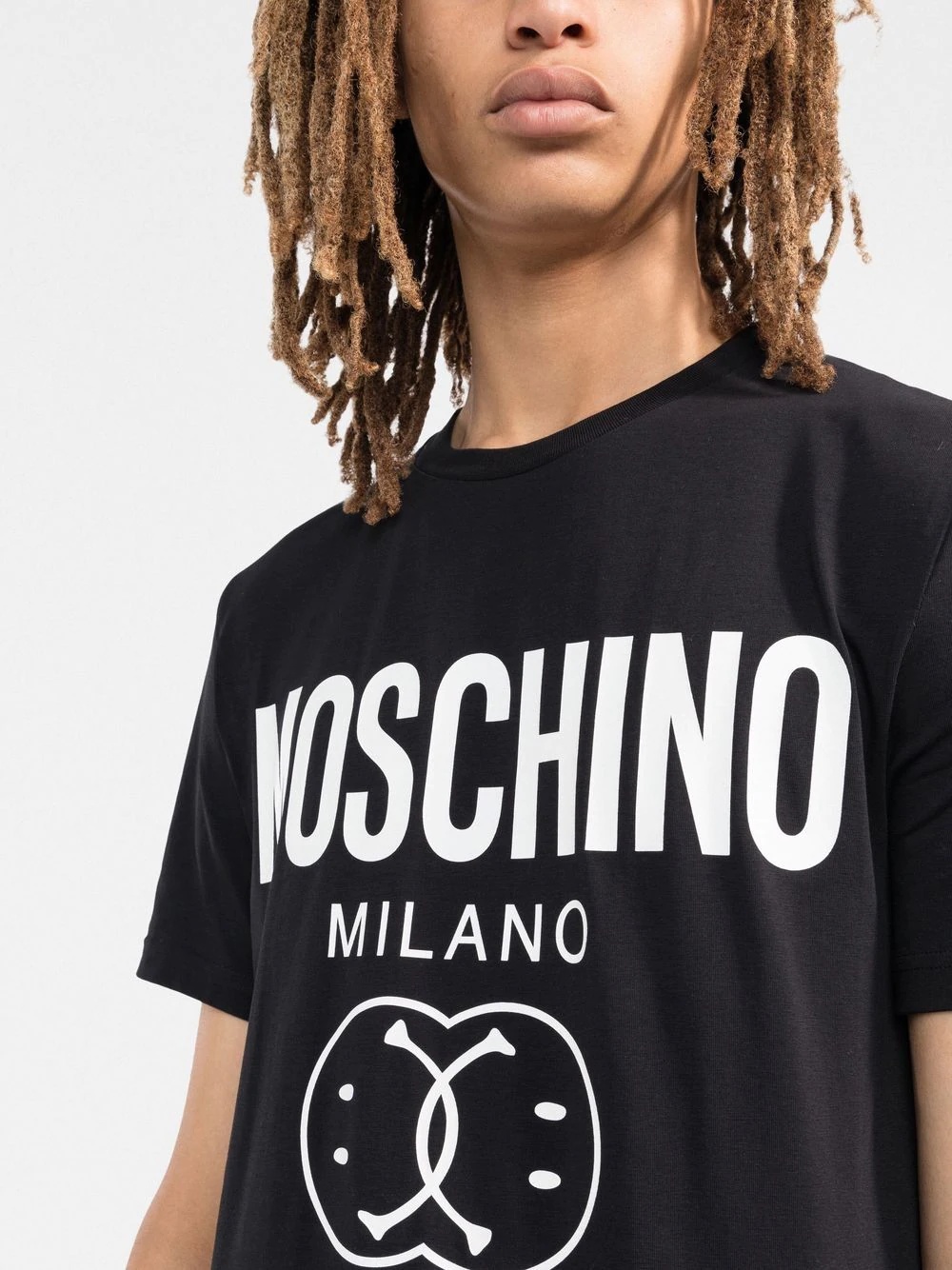 Milano logo smiley face print T-shirt - 5