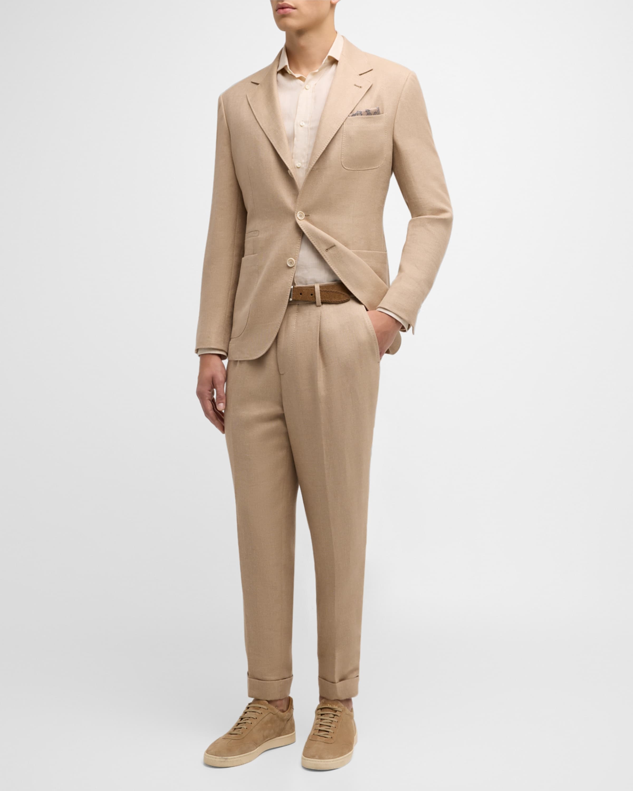 Men's Exclusive Diagonal Suit - 3