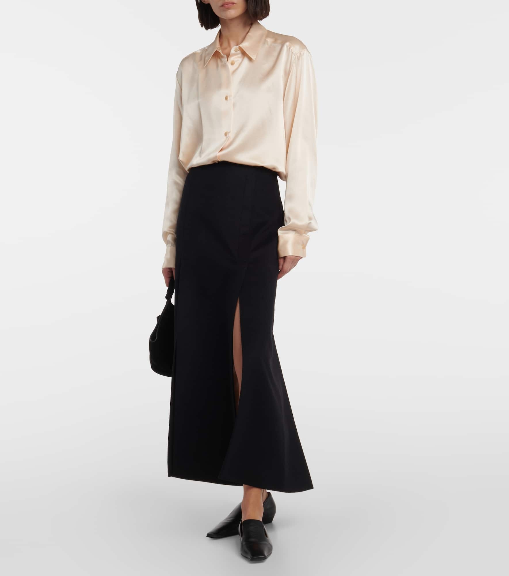 Argo silk charmeuse blouse - 2