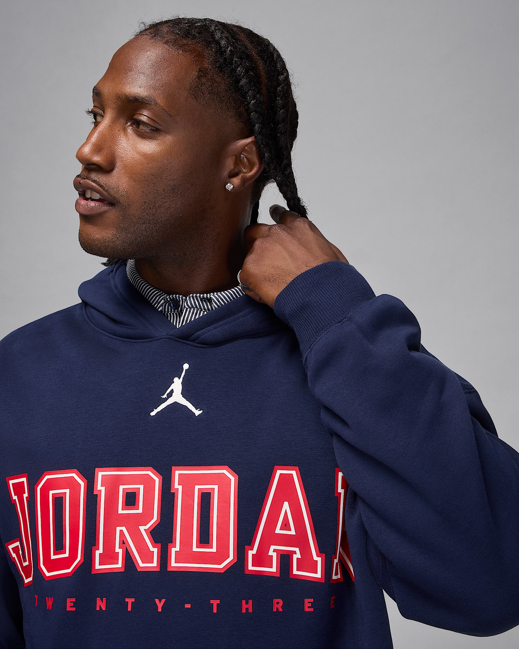 Jordan Brooklyn Fleece Men's Oversized Pullover Hoodie - 3