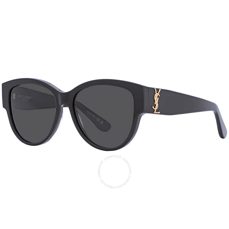 Saint Laurent Grey Oval Ladies Sunglasses SL M3 002 55 - 5