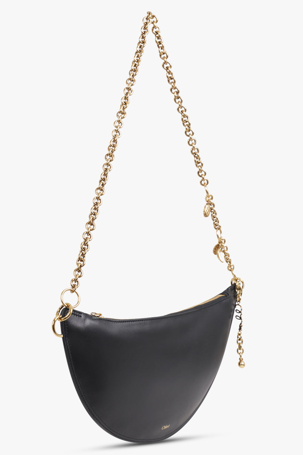 ICON CHAIN SHOULDER BAG | BLACK - 2