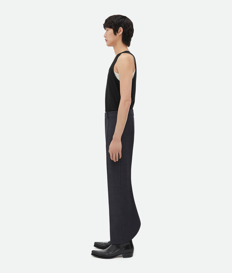 Bottega Veneta Curved Shape Wool Trousers outlook