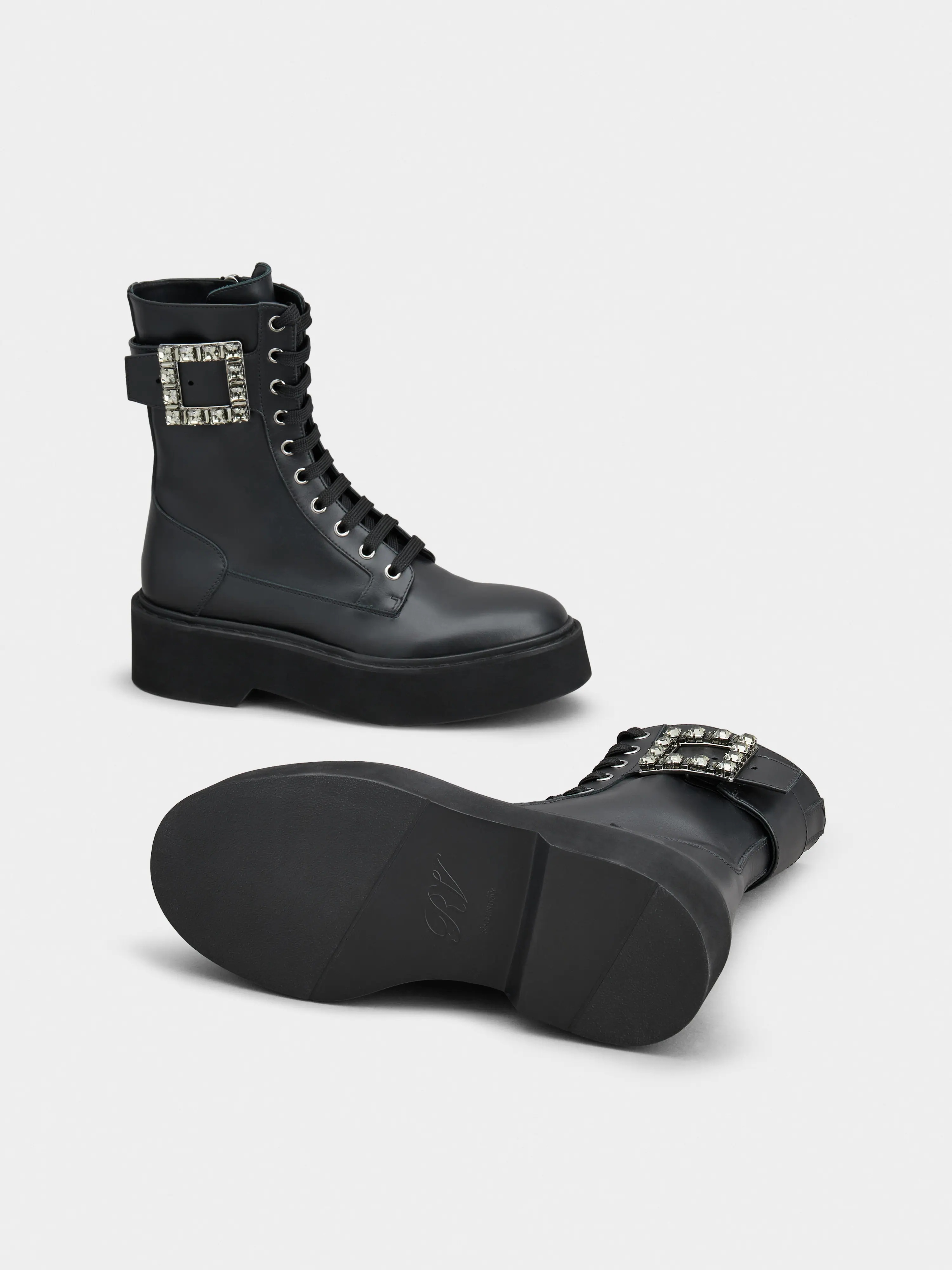 Viv' Ranger Combat Boots in leather - 6