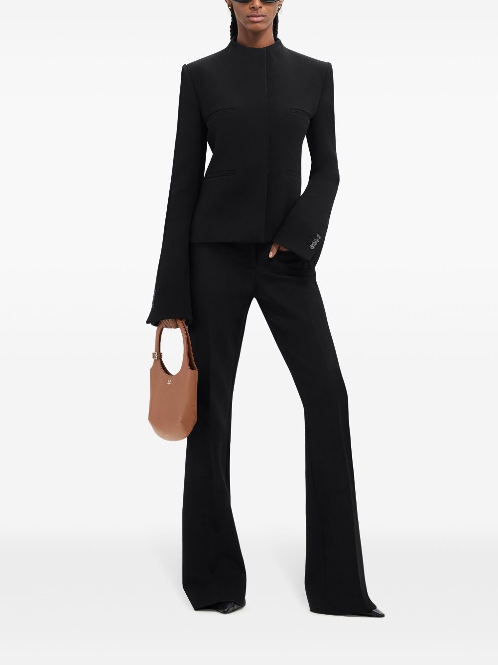 Heritage concealed-fastening crepe jacket - 2