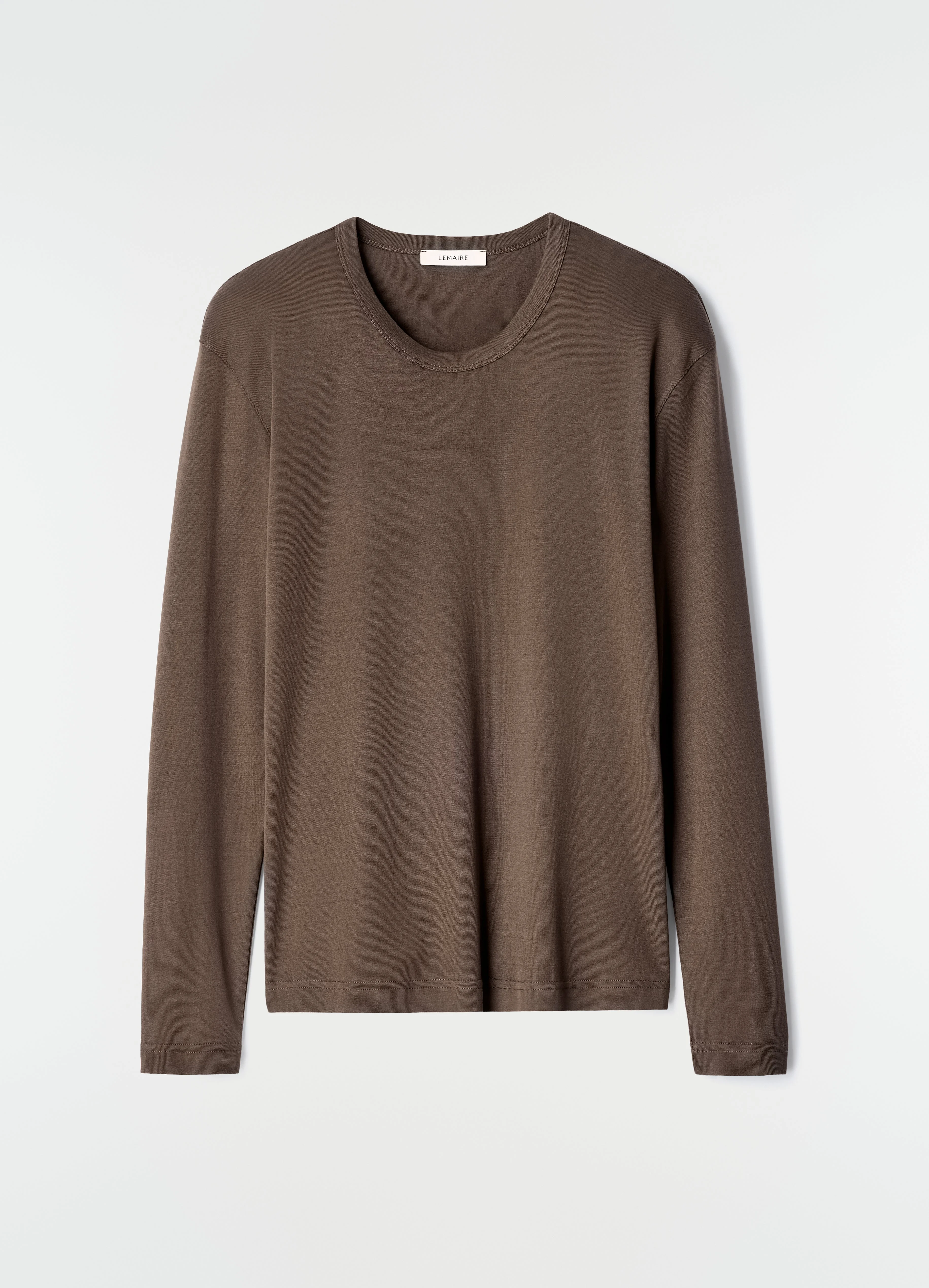 RIB LONG SLEEVE TOP IN JERSEY - 1