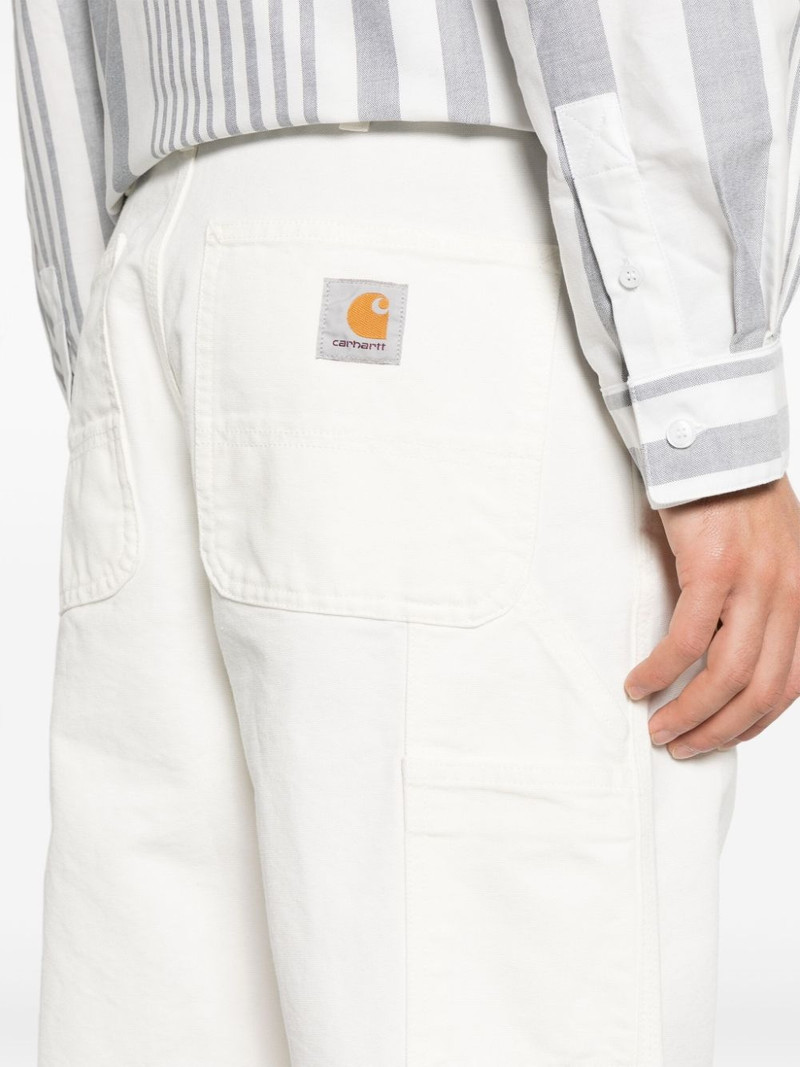 Single Knee straight-leg trousers 5
