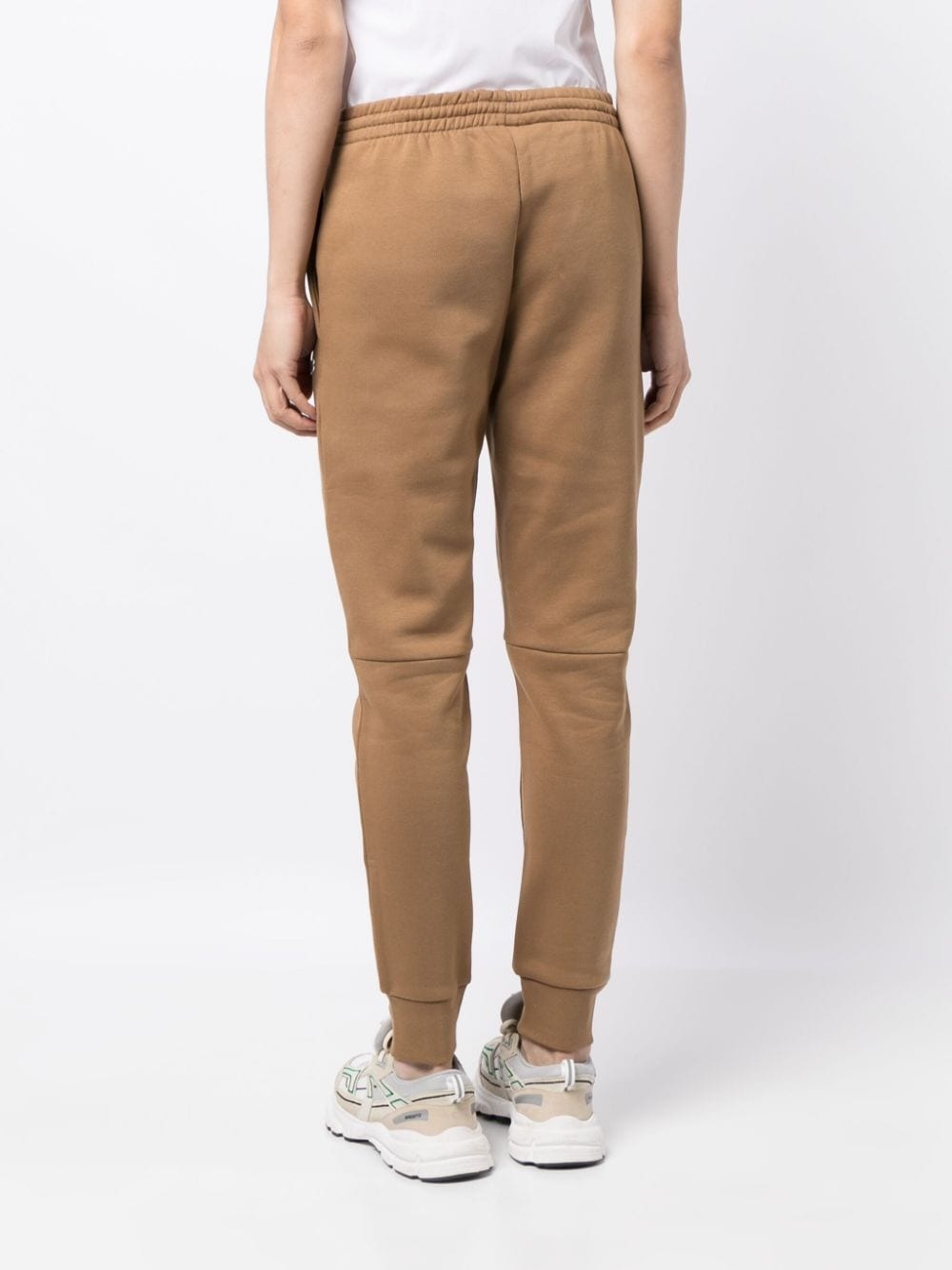 logo-patch elasticated-waist track pants - 4