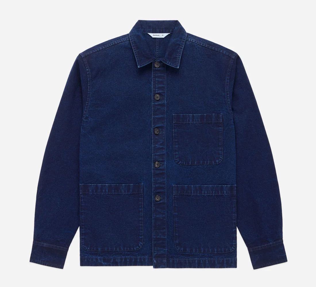 Shop Jacket - Indigo Canvas - 1