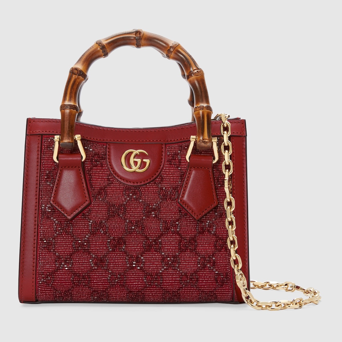 Gucci Diana mini GG crystal tote bag - 5