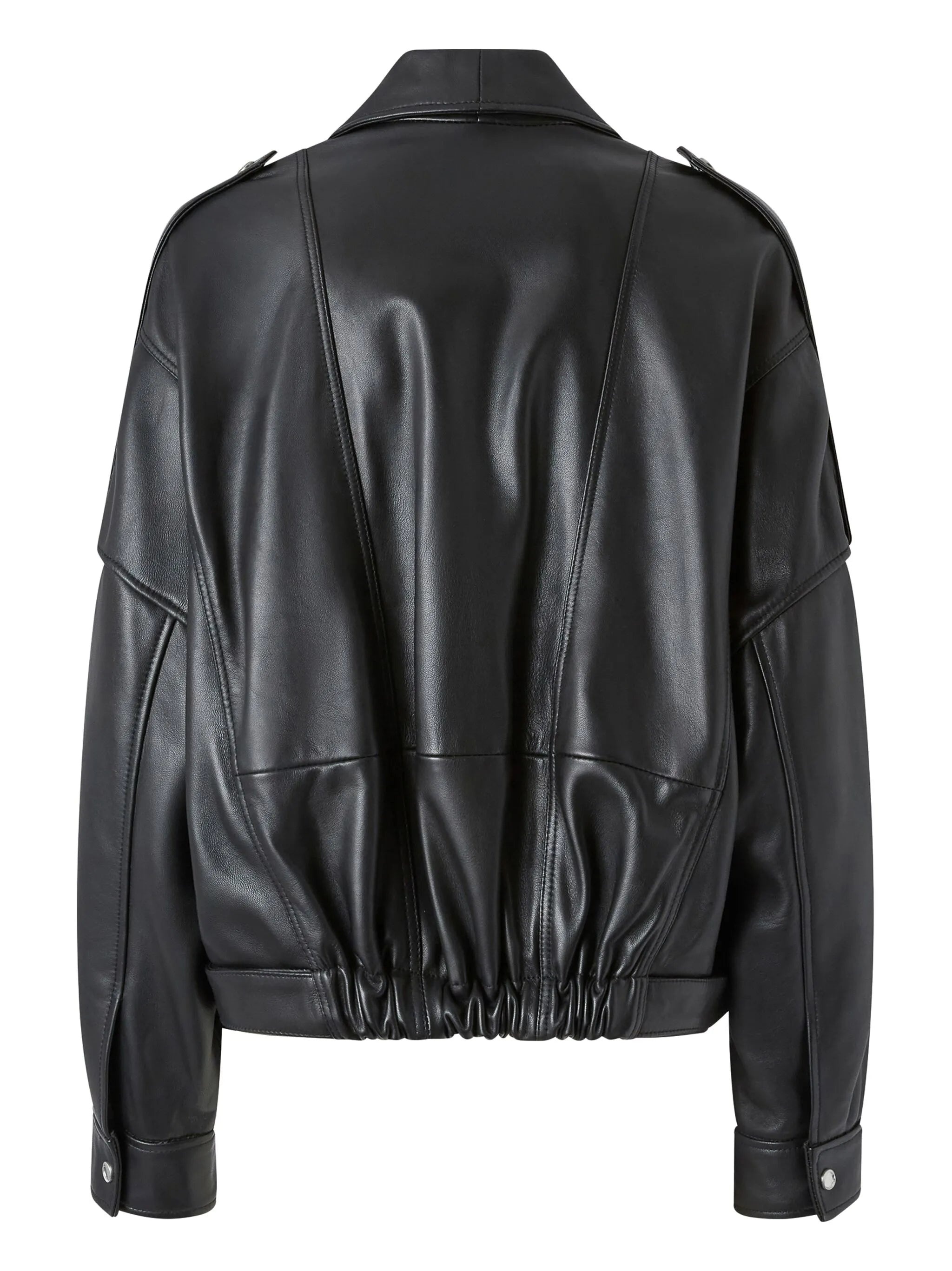 Drop-shoulder Biker Jacket - 2