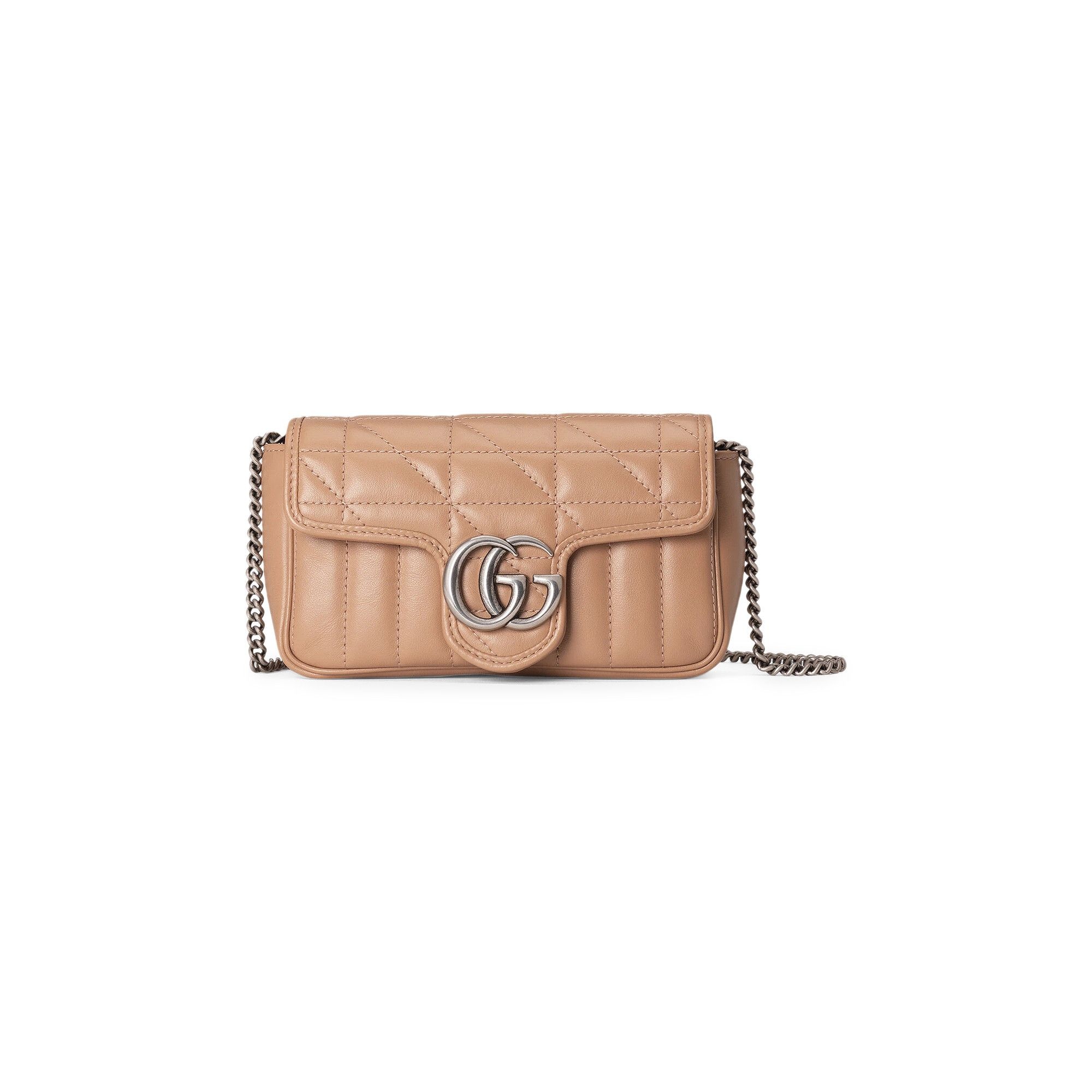 Gucci GG Marmont Super Mini Bag 'Camelia' - 1