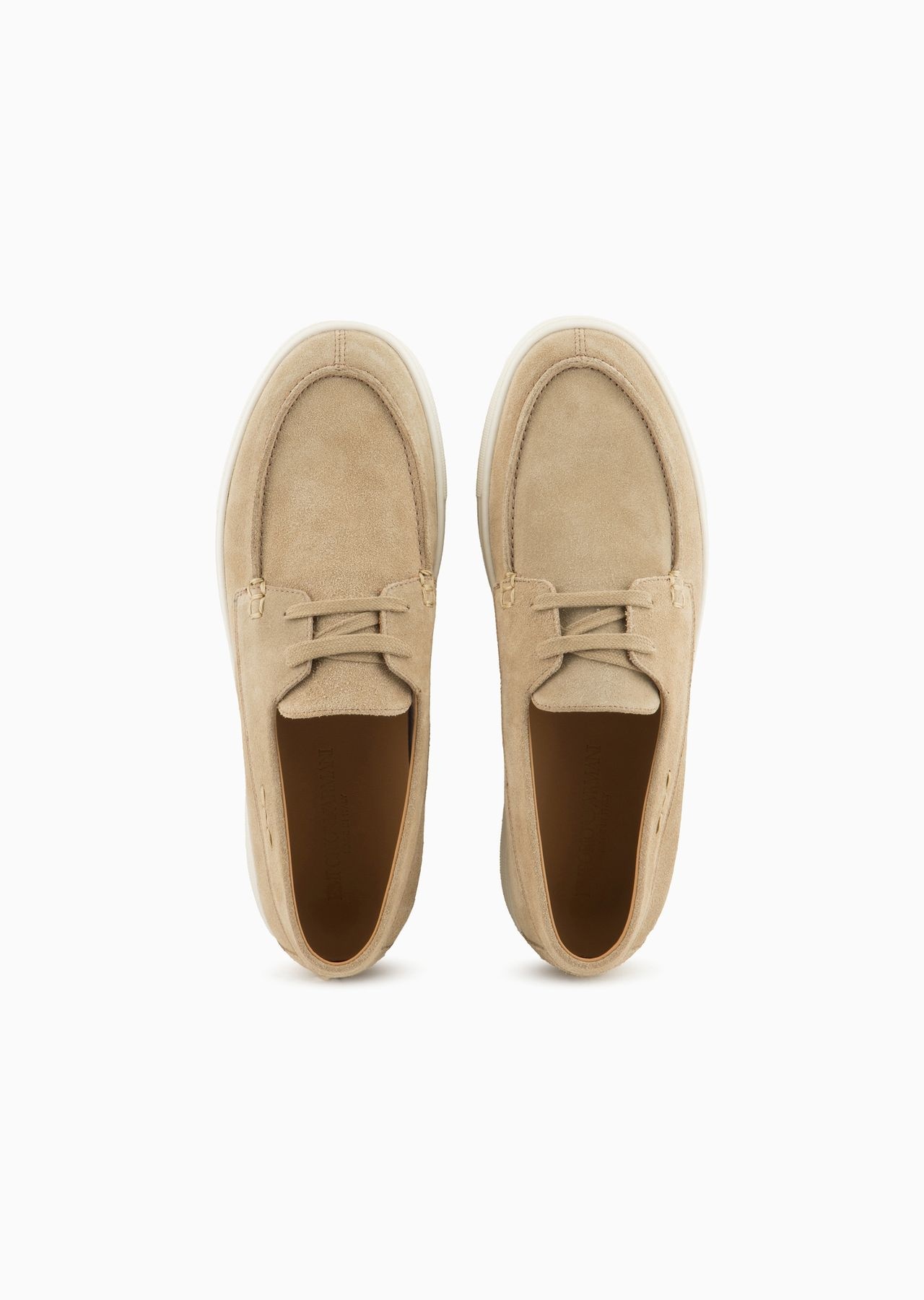 Crust leather boat shoes - 3