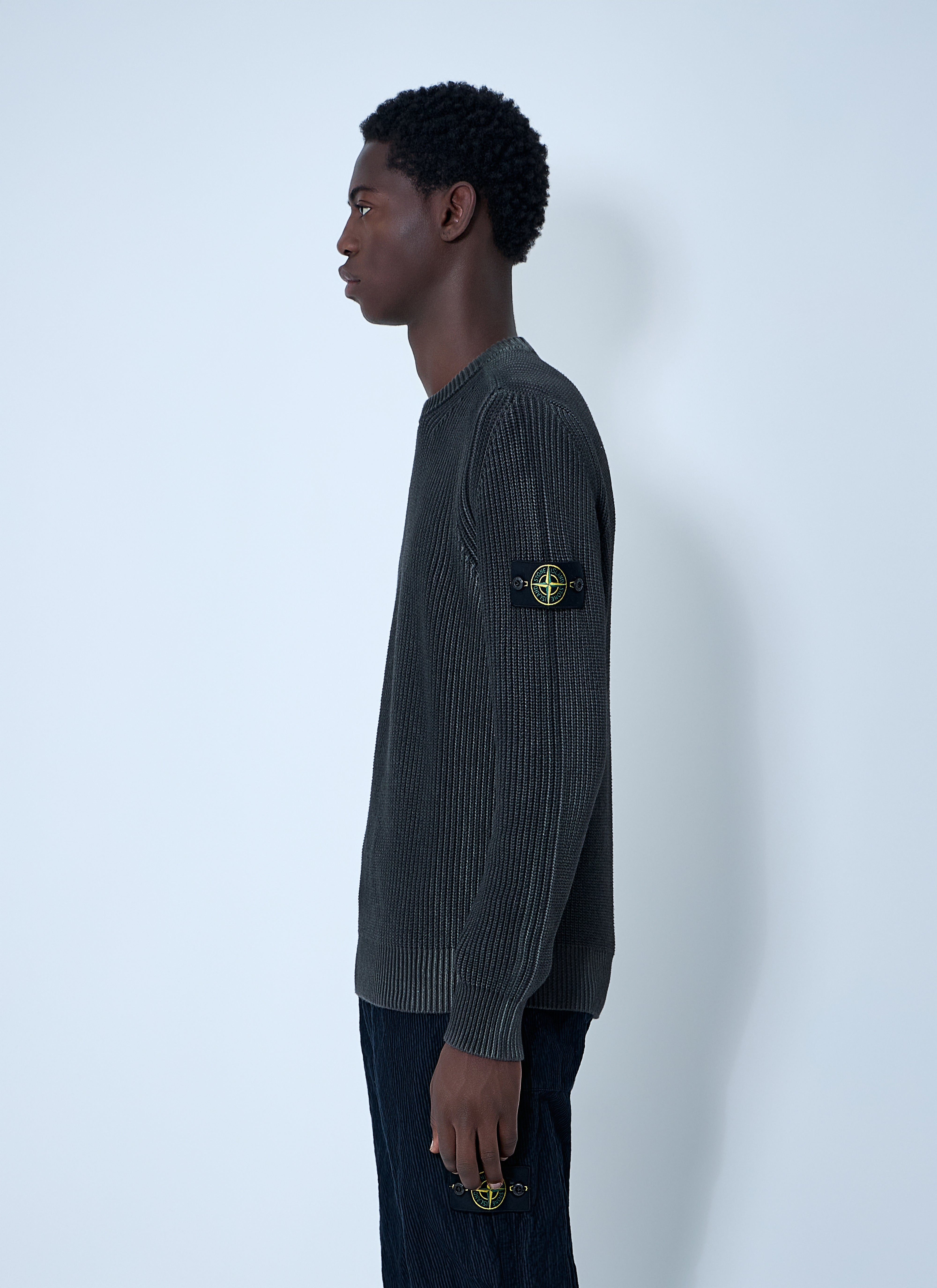 Stone Island Men Fisherman Rib Sweater - 3