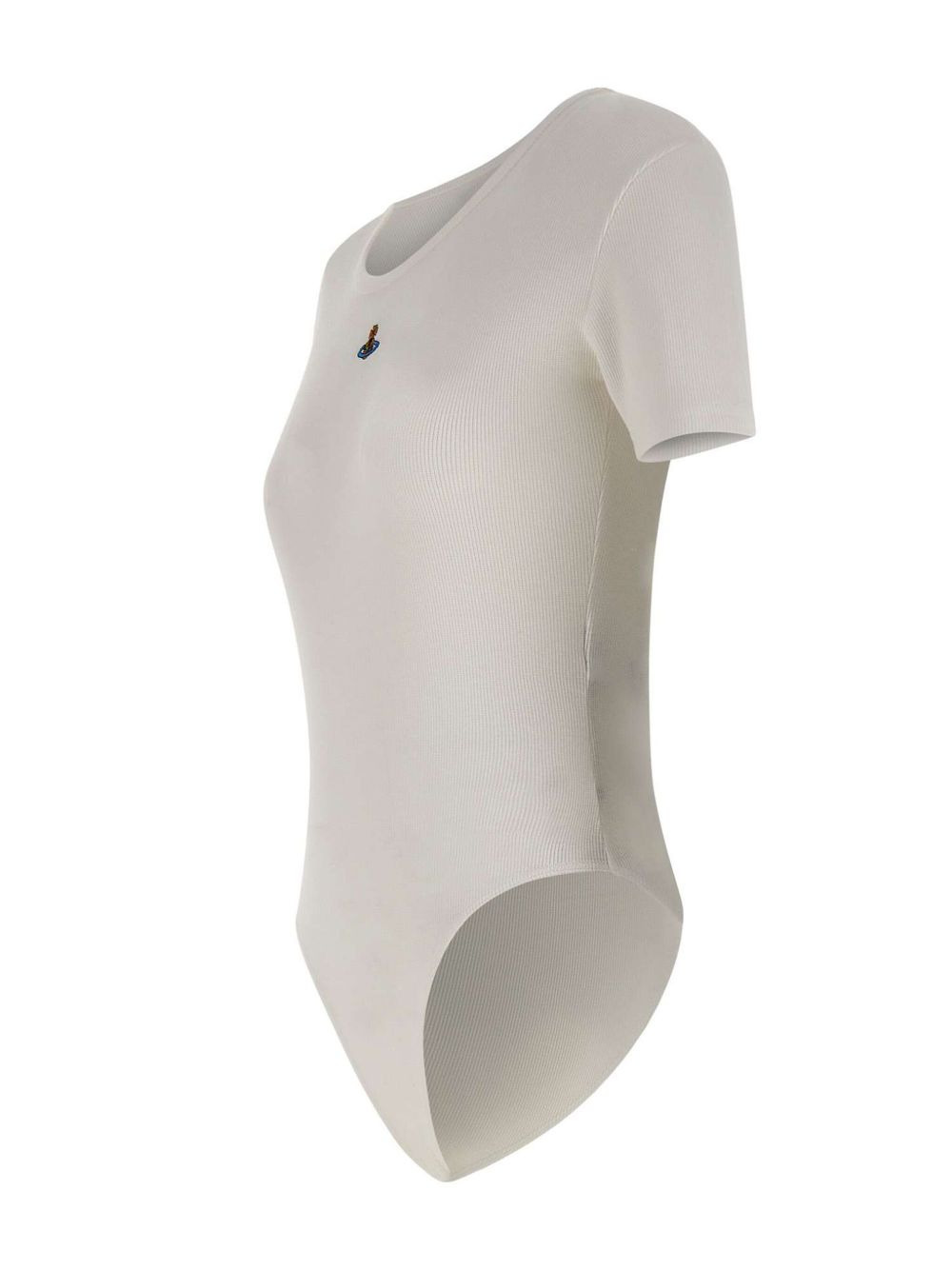 orb-embellished ribbed bodysuit - 3
