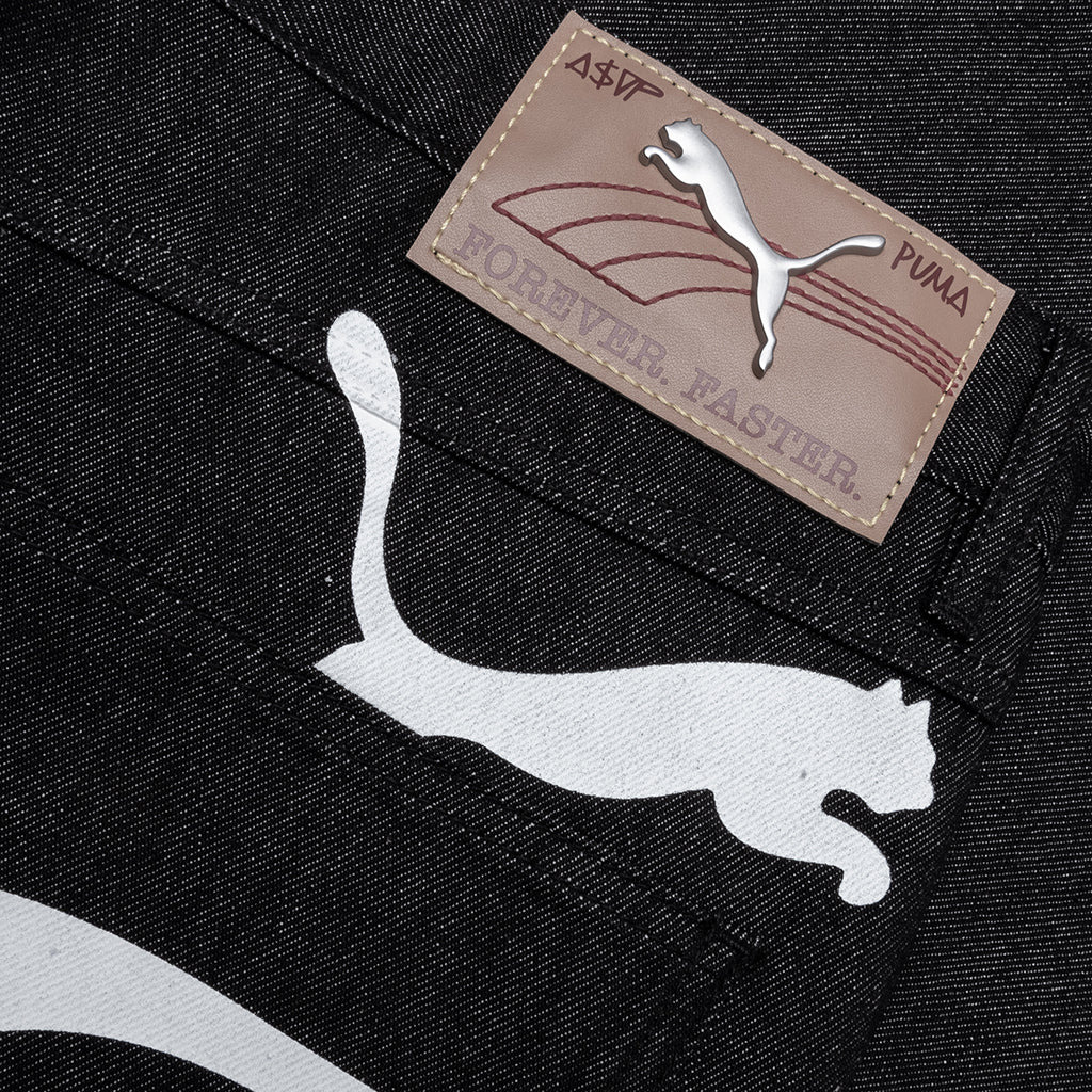 PUMA X A$AP ROCKY PRINTED DENIM - BLACK/DENIM - 4