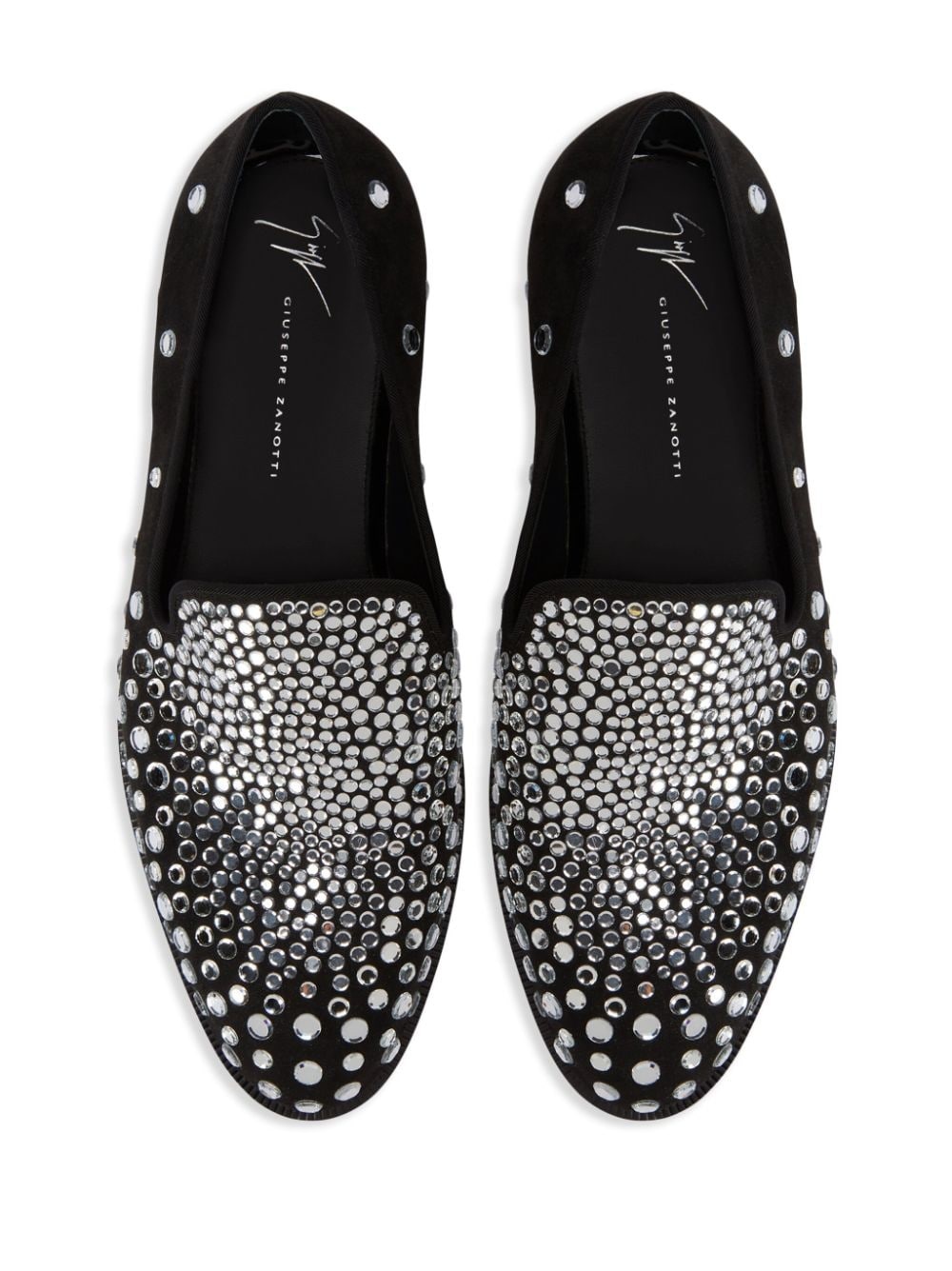 Peghasus crystal-embellished loafers - 4