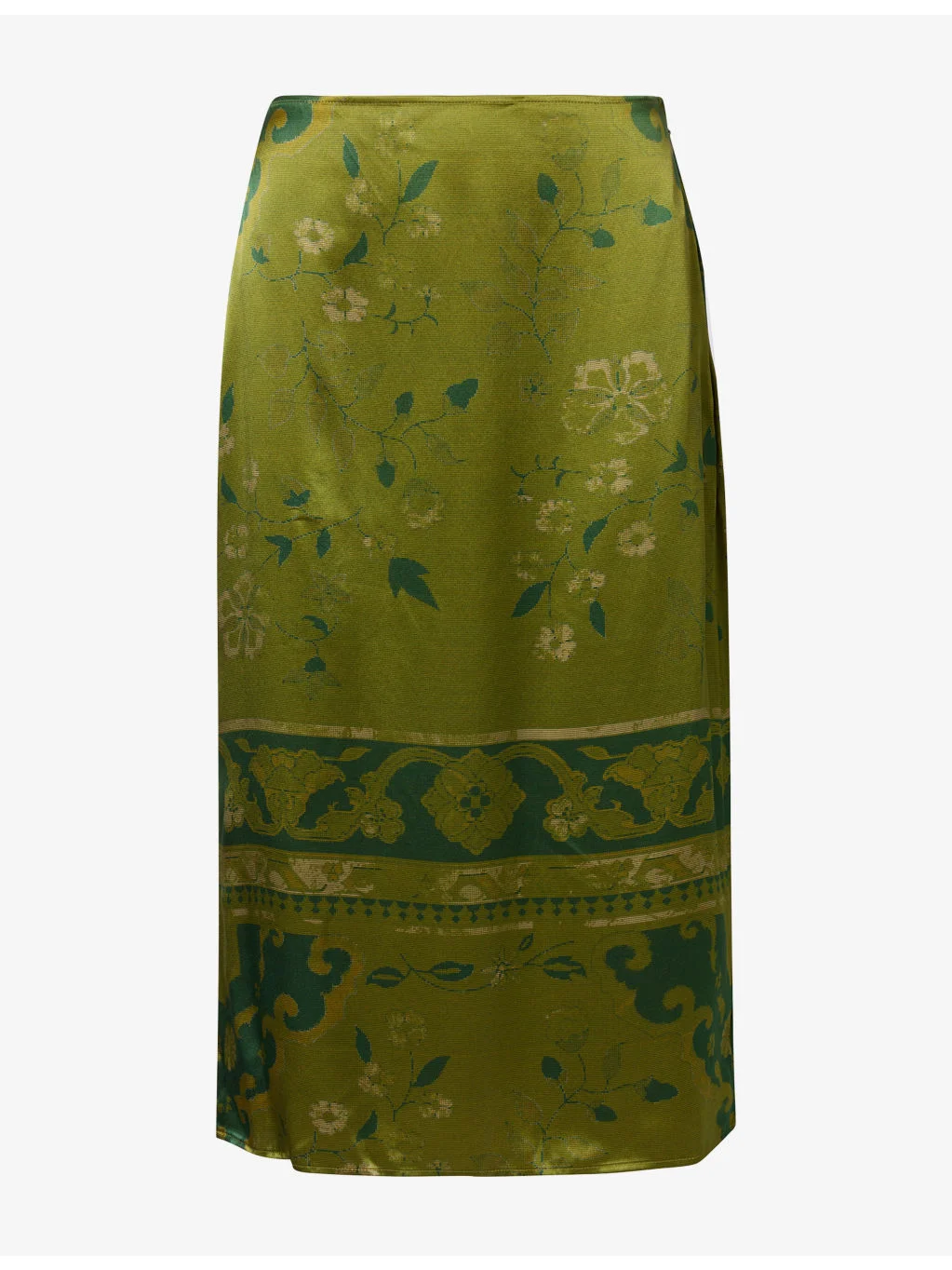 Helen Printed Silk Midi Skirt - 1