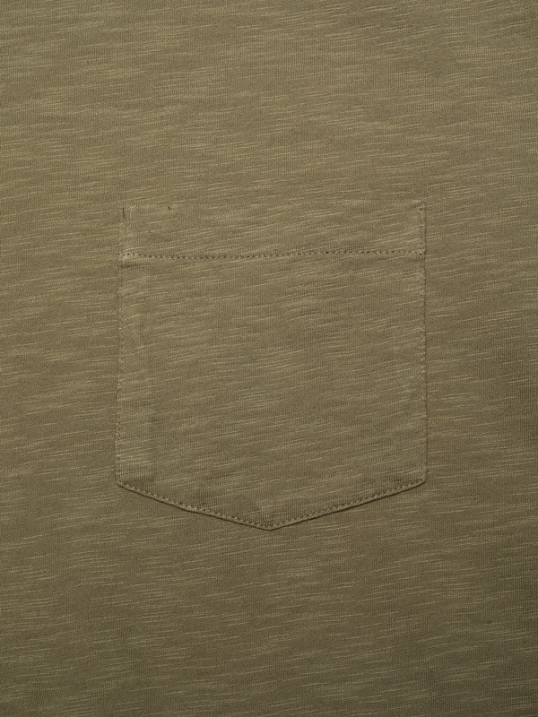 Roy Heavy Slub T-Shirt Olive - 3