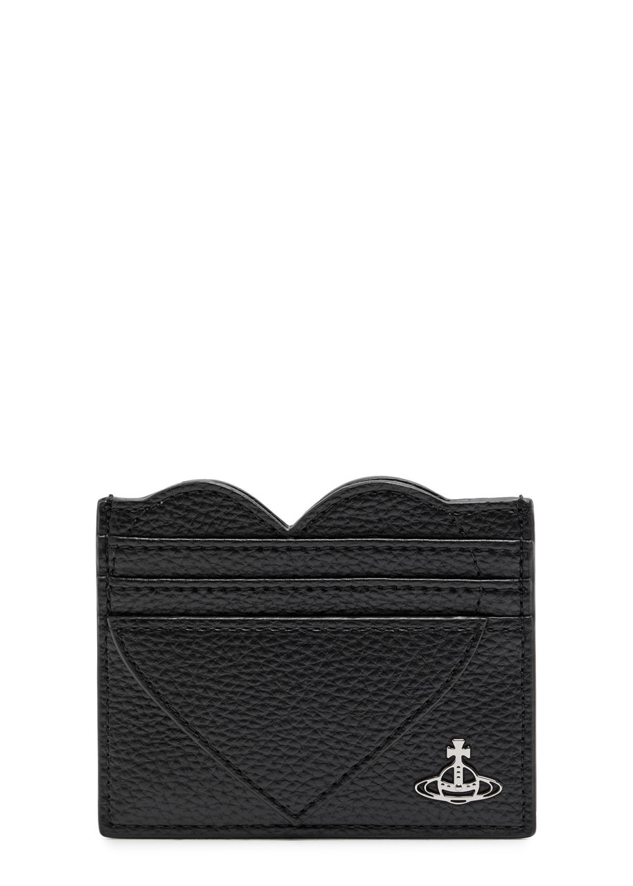 Vivienne Westwood Heart Faux Saffiano Leather Card Holder - 1