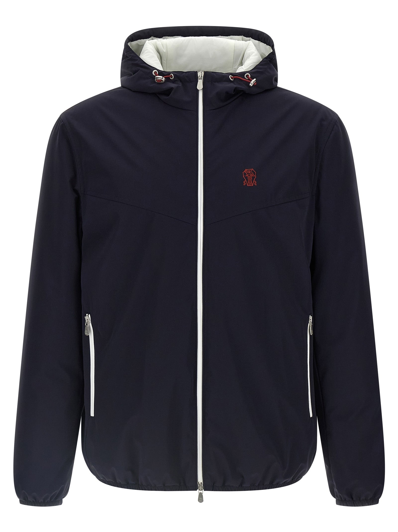 Windproof Jacket Puffer Jackets Blue - 1