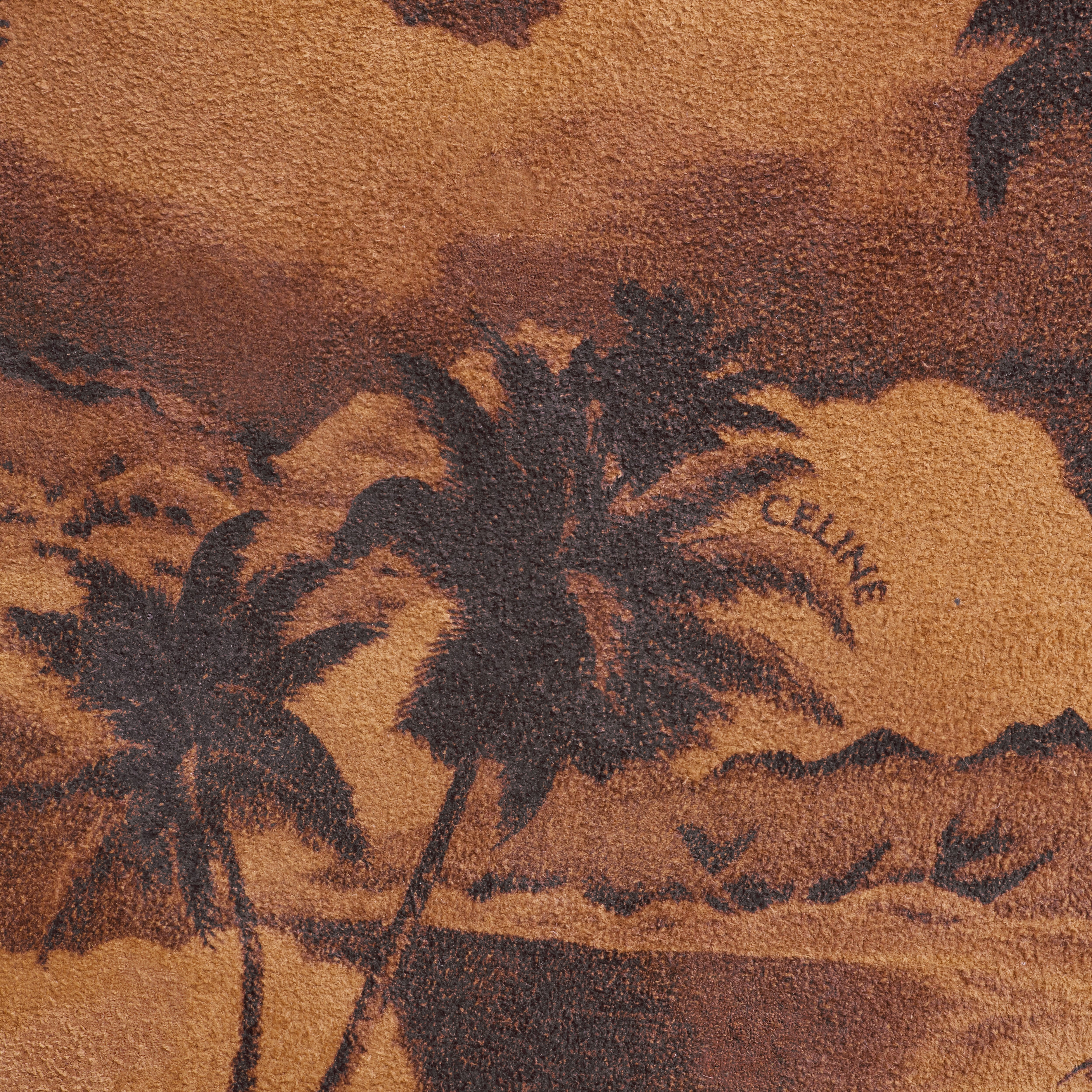 BUCKET IN SHEARLING PALM TREES PRINT - 5