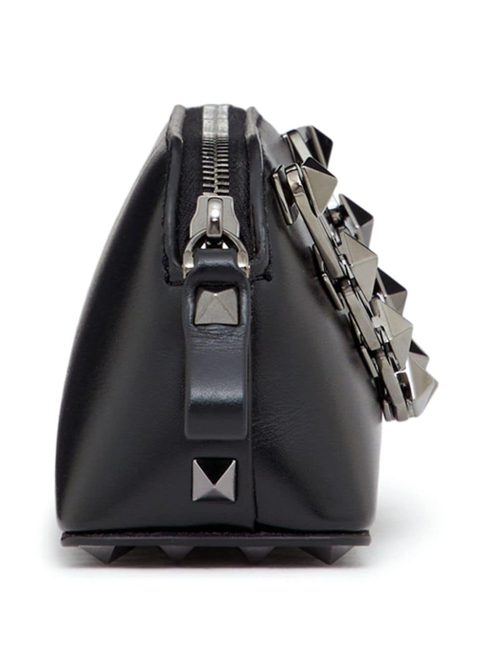 mini Rockstud calfskin clutch - 5