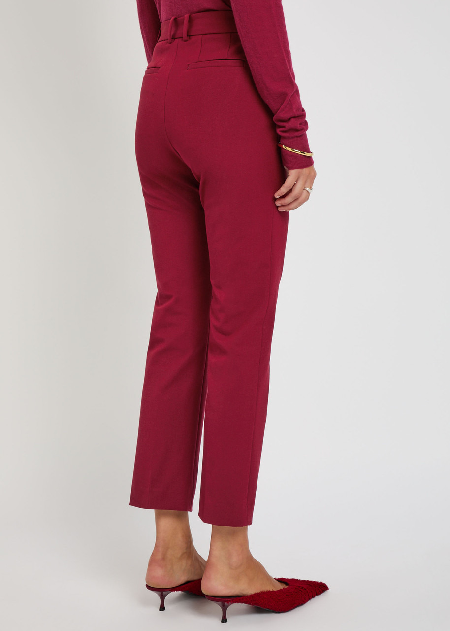 Joseph Coleman Tapered-leg Stretch-twill Trousers - 3