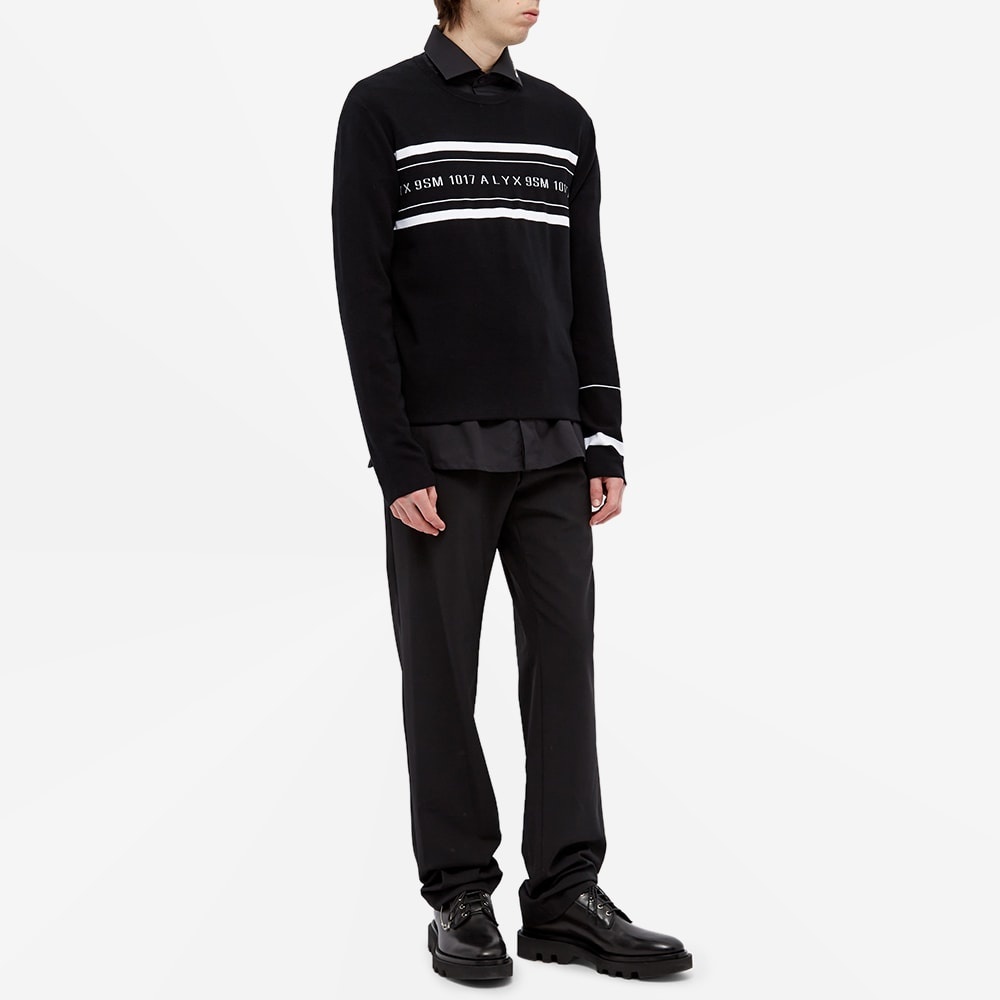 1017 Alyx 9SM Banded Logo Crew Knit - 6