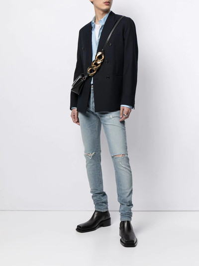 Balmain embroidered logo skinny jeans outlook