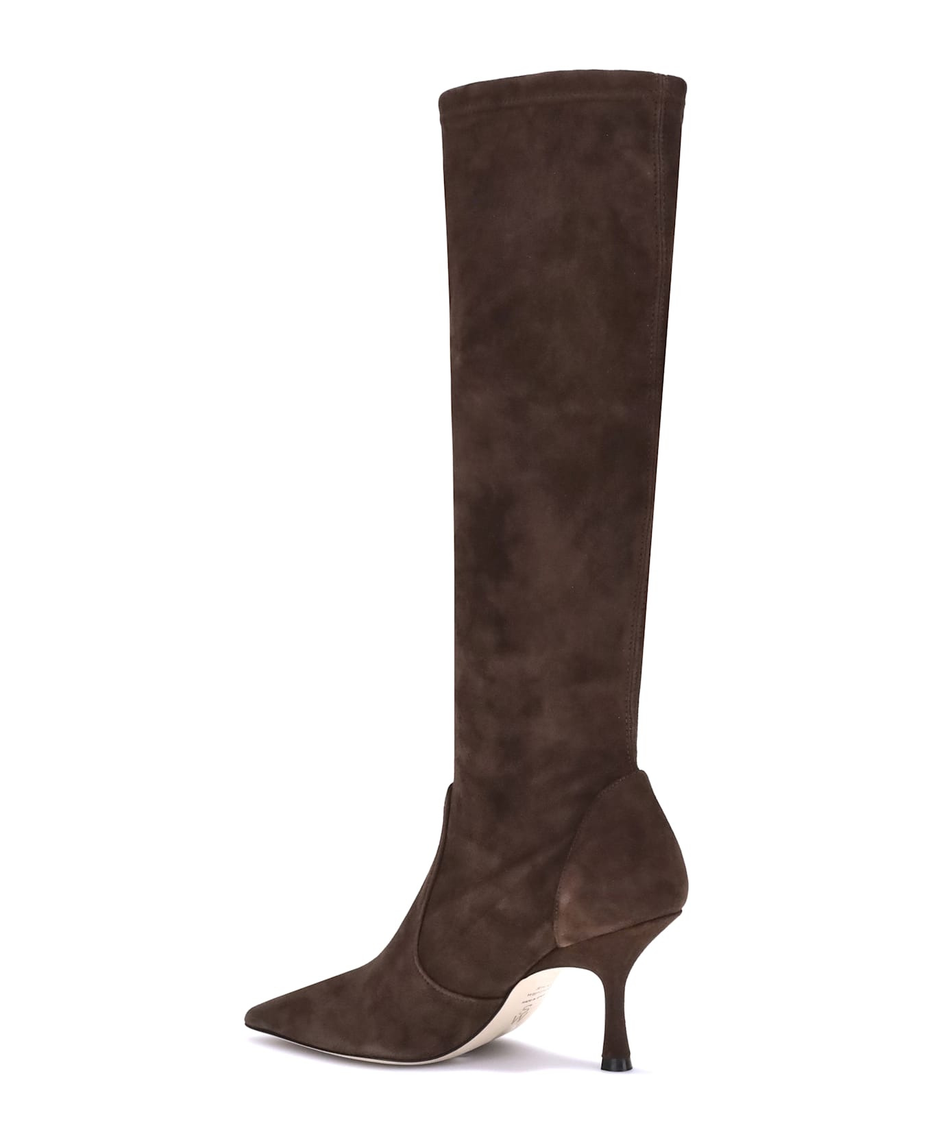 Suede High Boots - 3