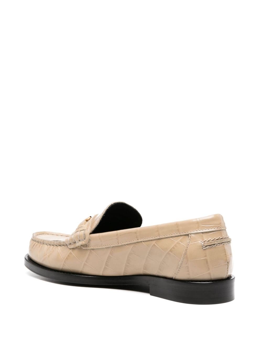 Medusa '95 crocodile-embossed loafers - 3