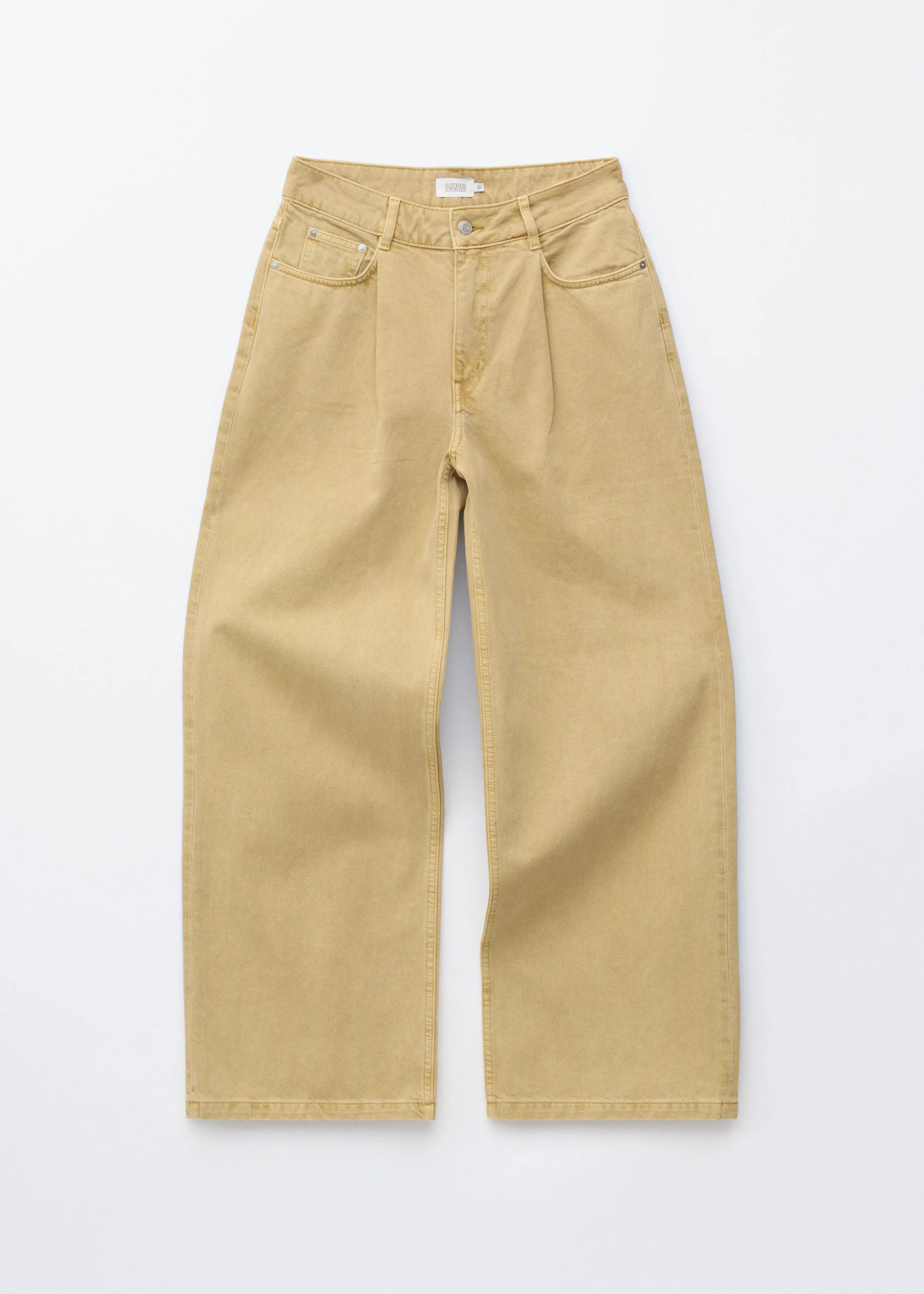 Fold-Detail Jeans - 1