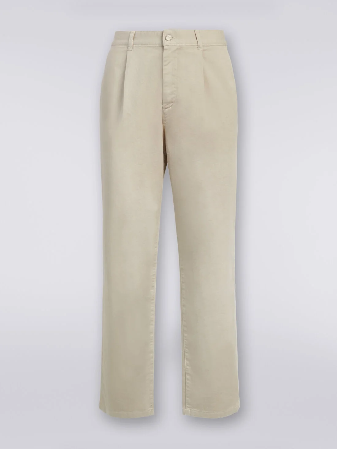 Cotton chino trousers - 1