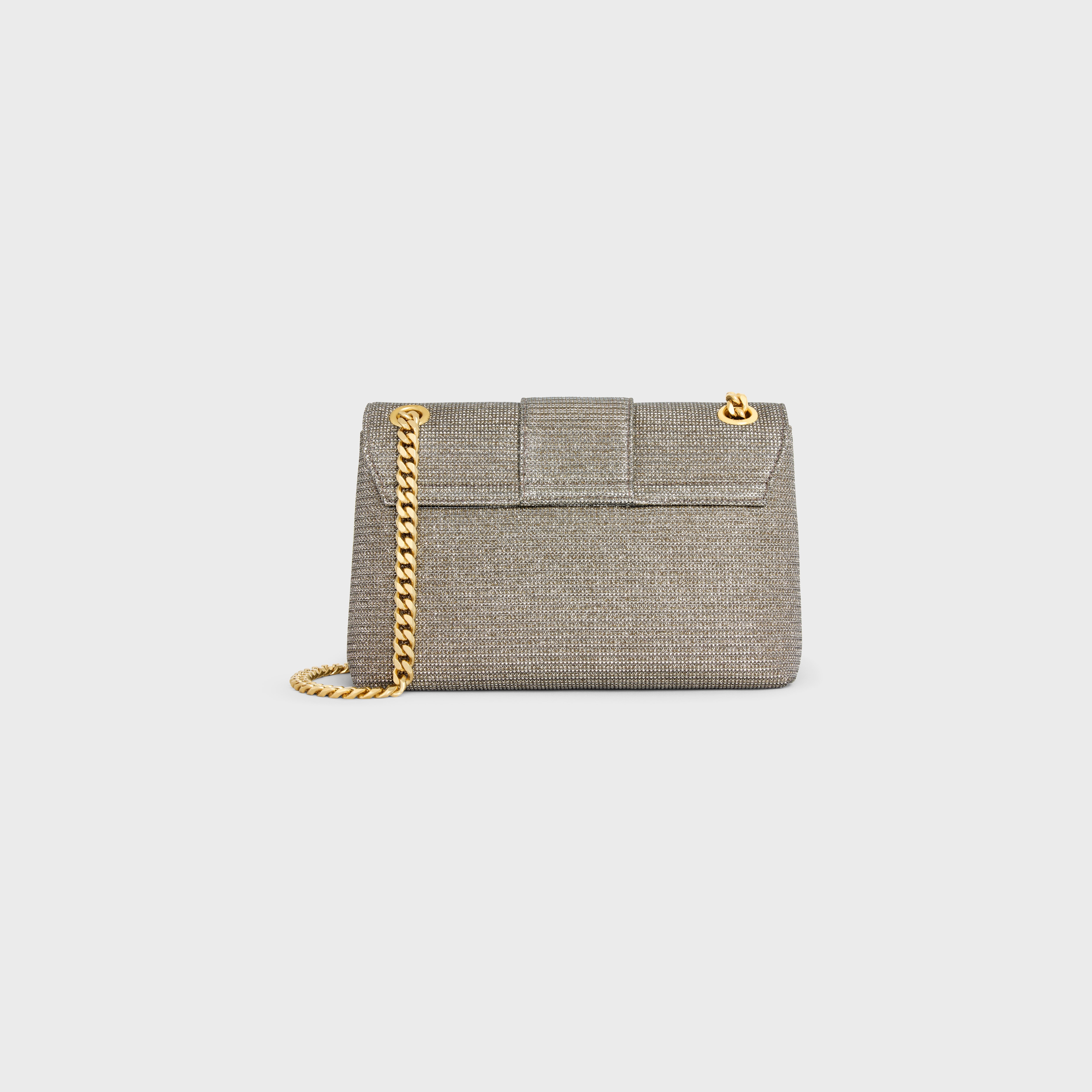 TEEN CELINE VICTOIRE BAG in GLITTER TEXTILE - 3