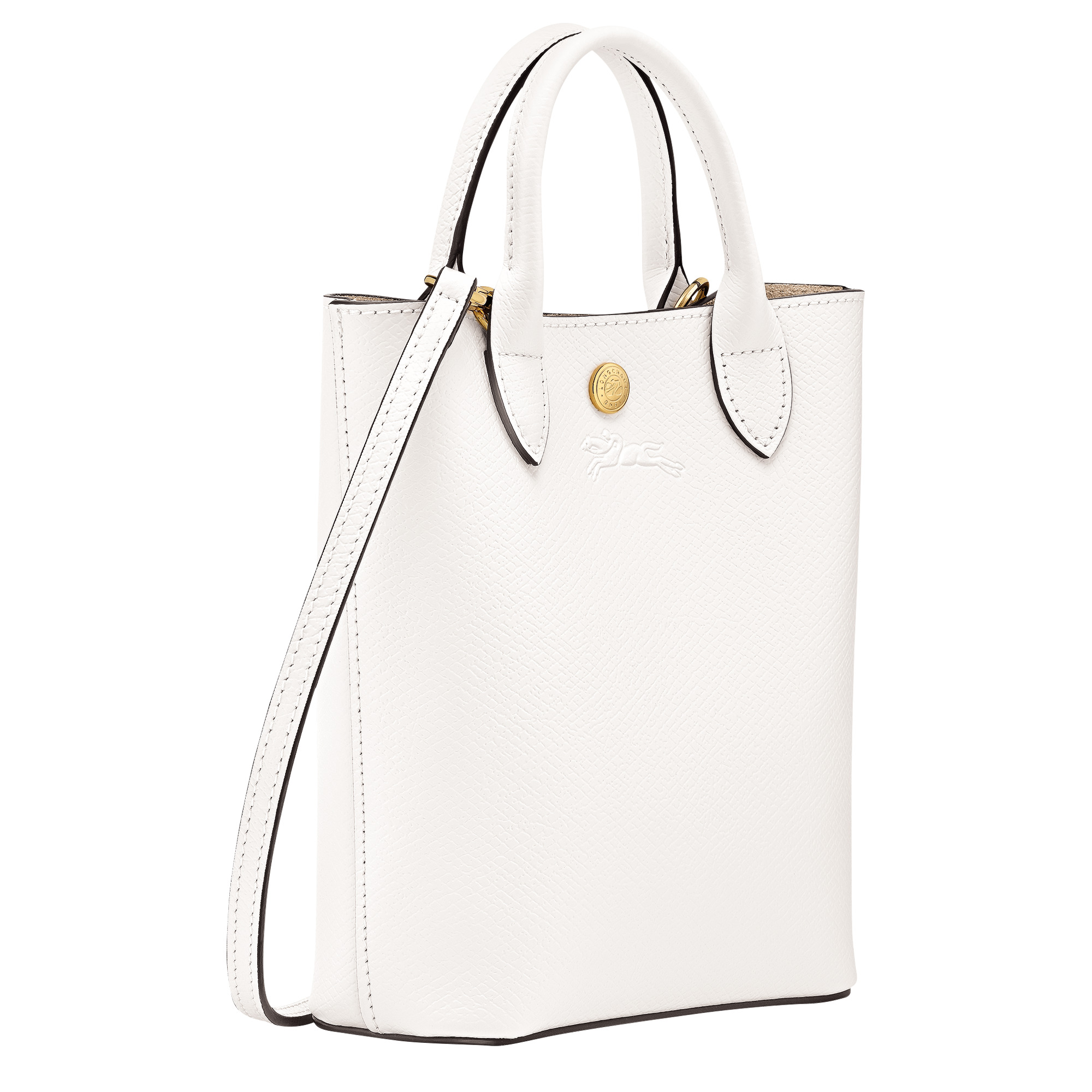 Épure XS Tote bag White - Leather - 3