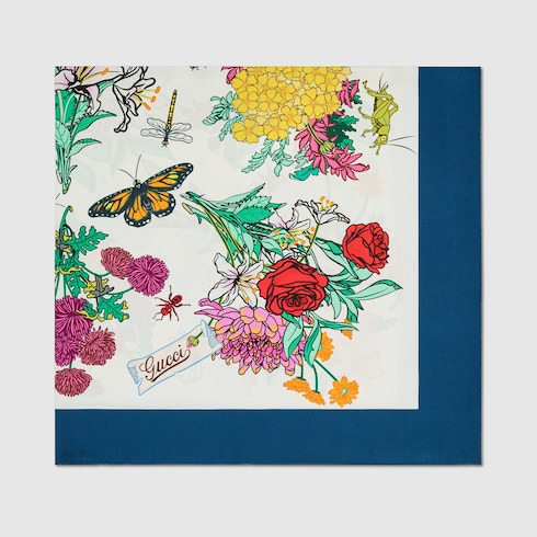 90 x 90 project printed silk carré - 2