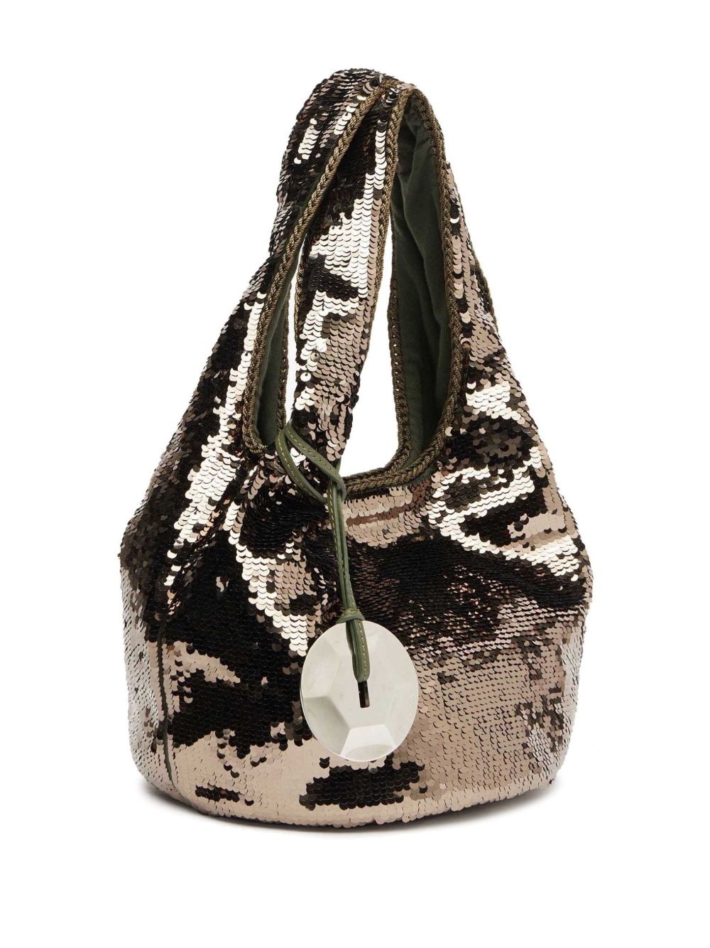 mini sequinned tote bag - 3